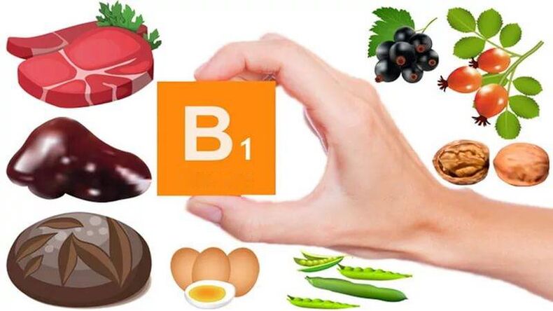 Foods with vitamin B1 (thiamine)
